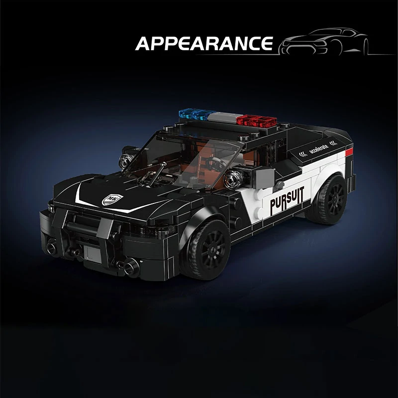 Stavebnice Policejní Dodge Challenger Mould King 27098