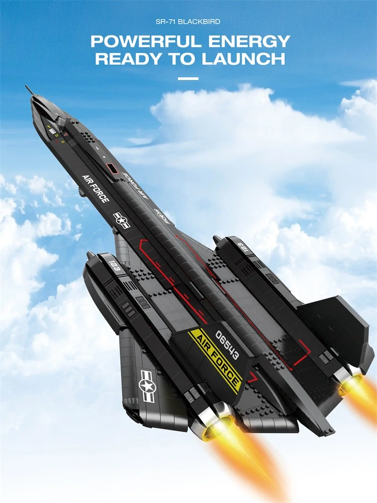 Špionážní letoun SR-71 Blackbird Reobrix 33041