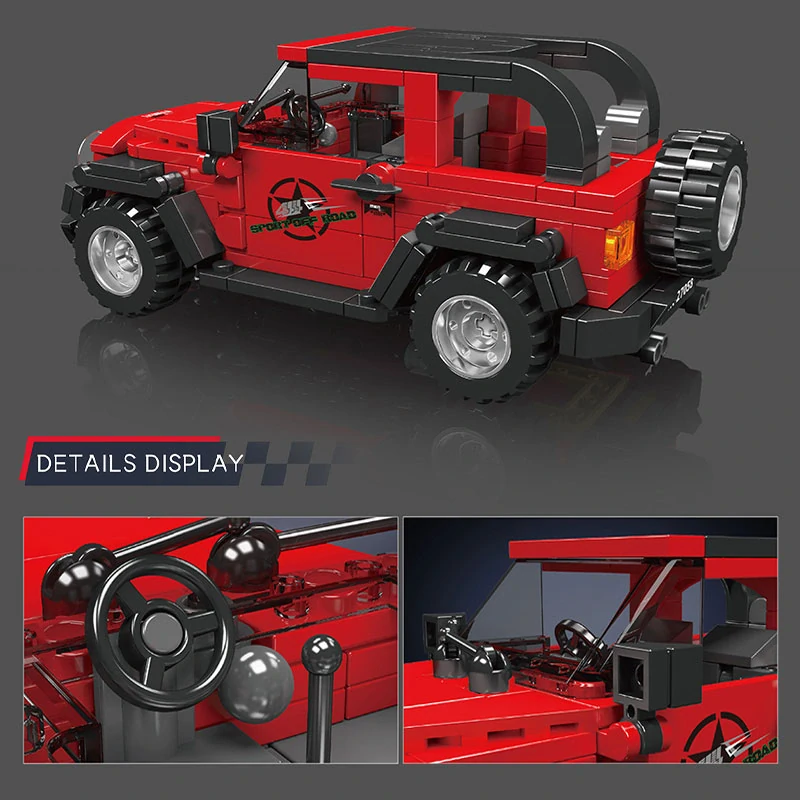 Stavebnice Jeep Wrangler Mould King 27058