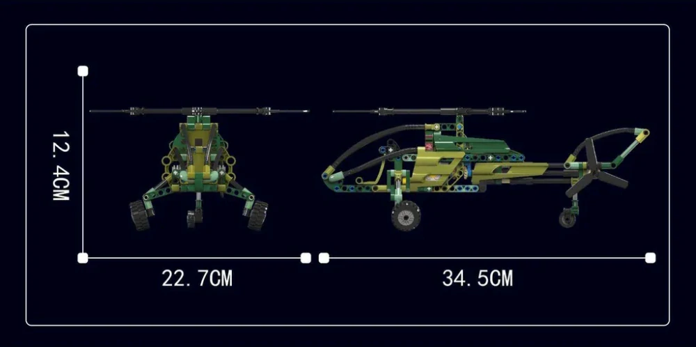 Průzkumný vrtulník Mould King 24052