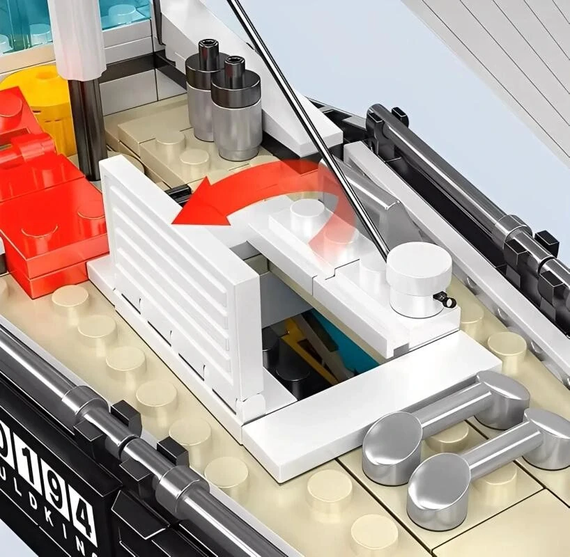Moderní dvoustěžňová plachetnice Mould King 10194