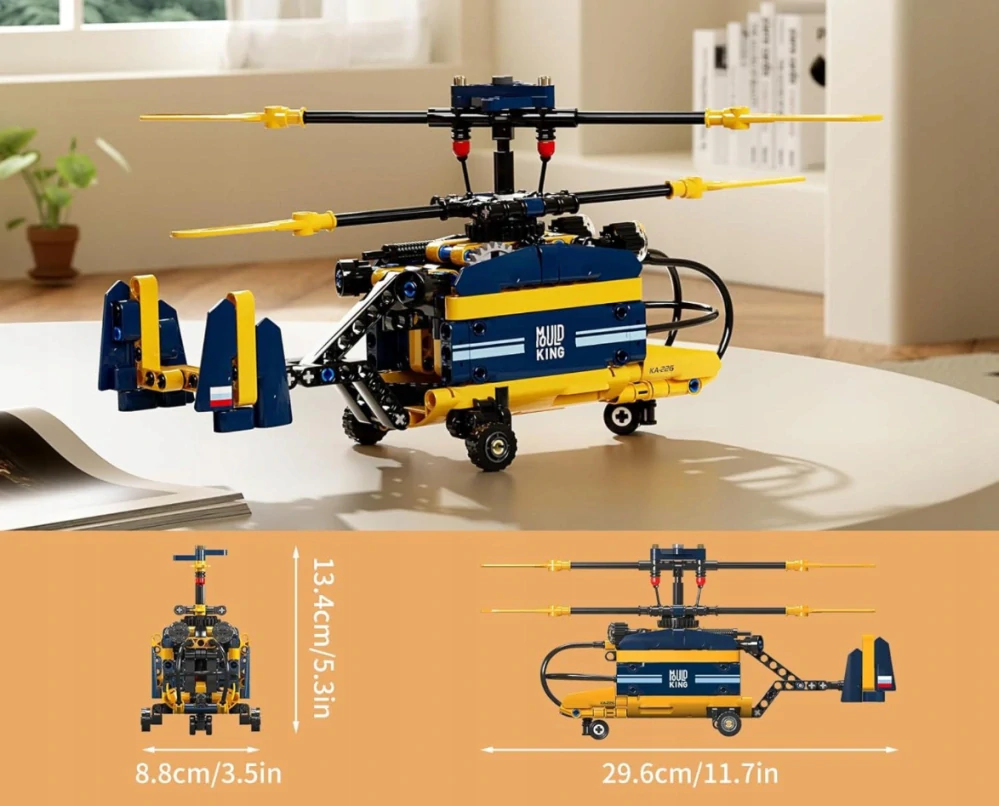 Vrtulník s dvěma rotory Mould King 24048