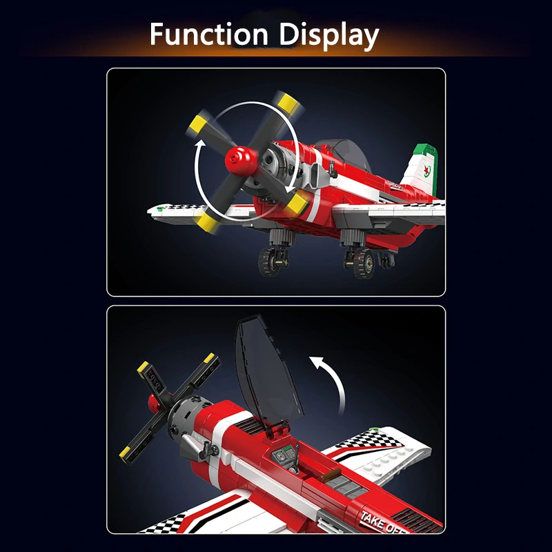 Závodní letadlo Mould King 24058