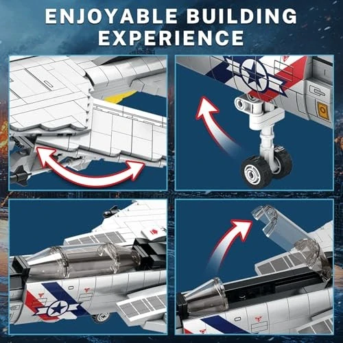 Stavebnice Stíhačka F-14 Reobrix 33032