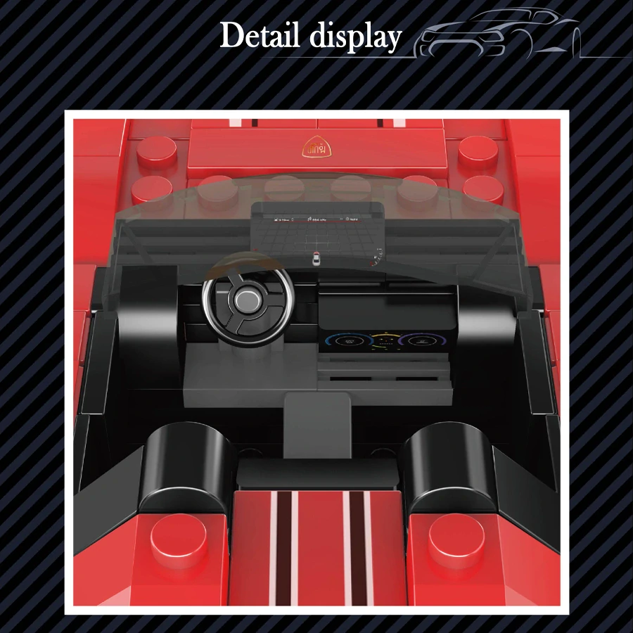 Stavebnice Ferrari F8 Mould King 27041