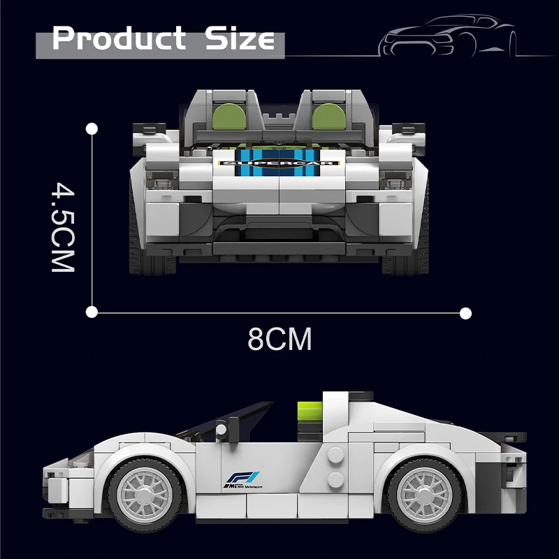 Stavebnice Porsche 918 Mould King 27044