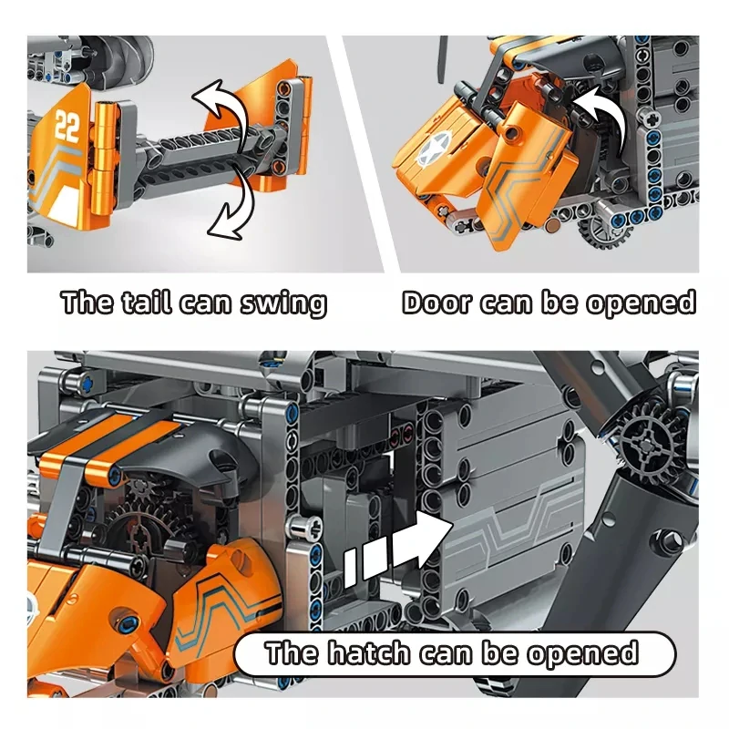 RC Bell Boeing V-22 Osprey Mould King 15043