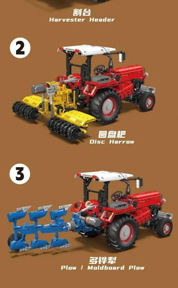RC Traktor Mould King 17064