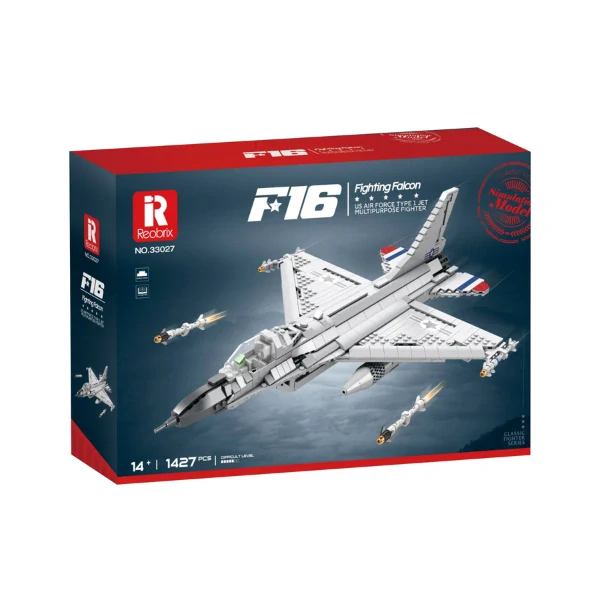 Stavebnice Stíhačka F-16 Reobrix 33027