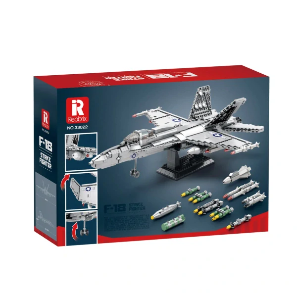 Stavebnice Stíhačka F-18 Reobrix 33022