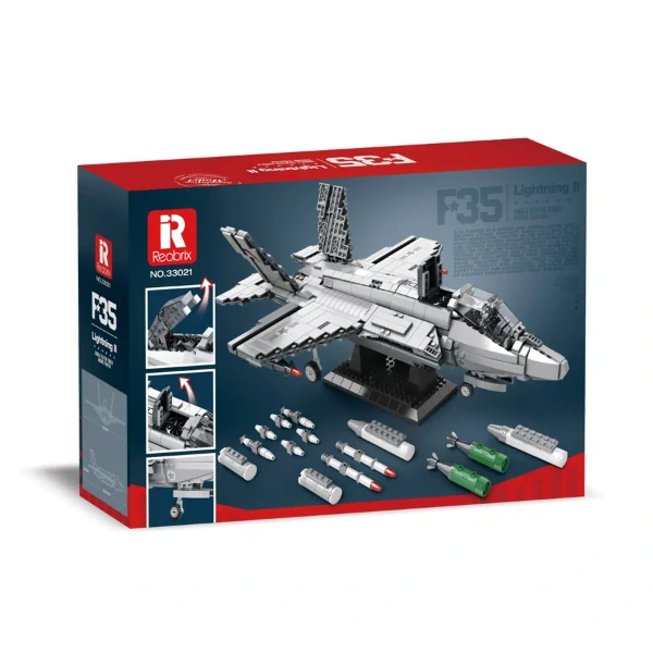 Stavebnice Stíhačka F-35 Reobrix 33021