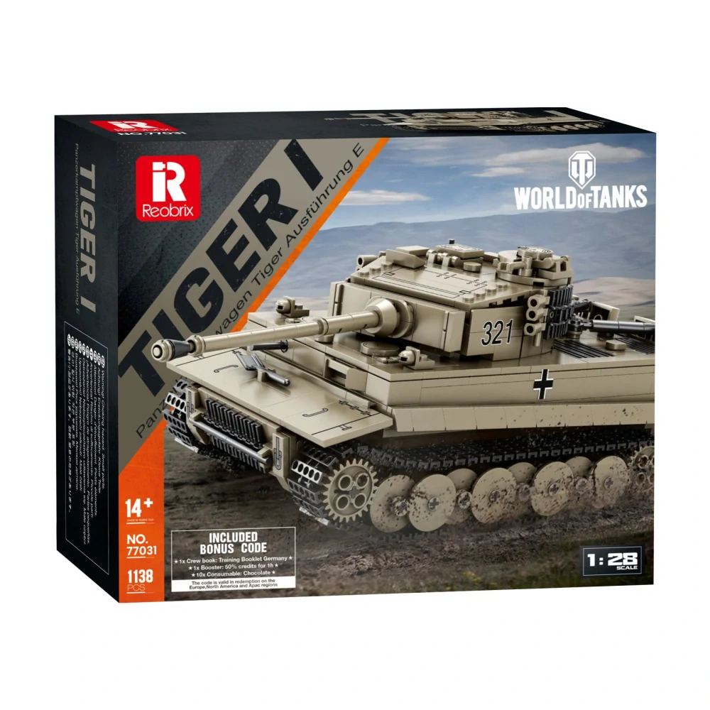 Tank Tiger I (World of Tanks + bonus) Reobrix 77031