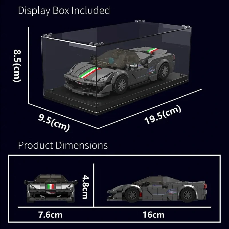 Stavebnice Ferrari Pista 488 Mould King 27068