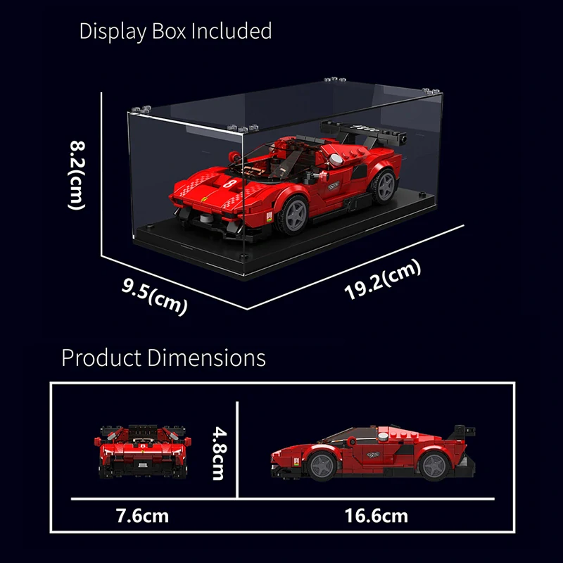 Stavebnice Ferrari P80/C Mould King 27069