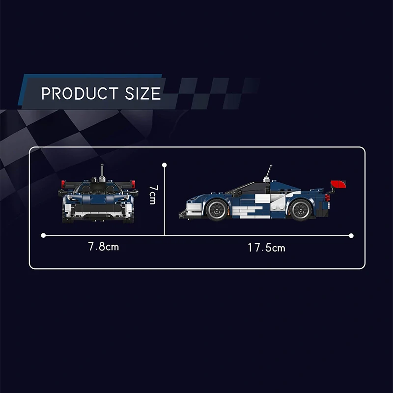 Stavebnice Ferrari 488 GT3 Mould King 27086
