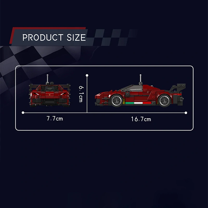 Stavebnice Ferrari F296 Mould King 27087