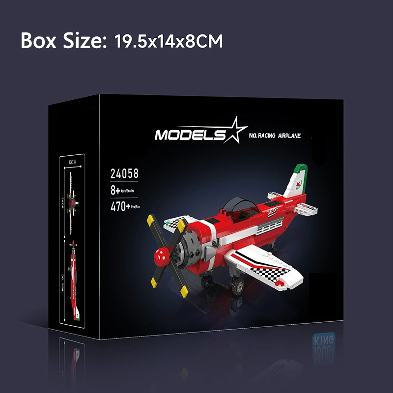 Závodní letadlo Mould King 24058