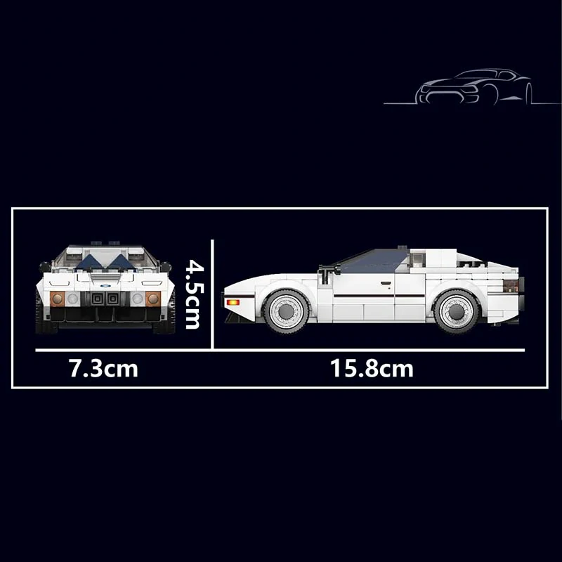 Stavebnice BMW M1 Mould King 27036