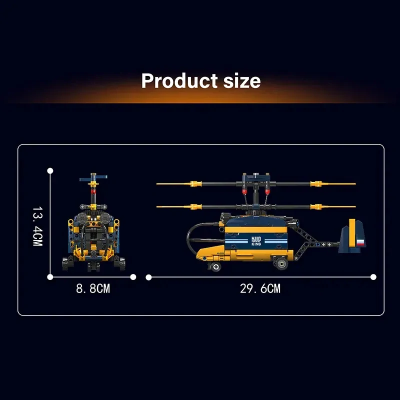 Vrtulník s dvěma rotory Mould King 24048