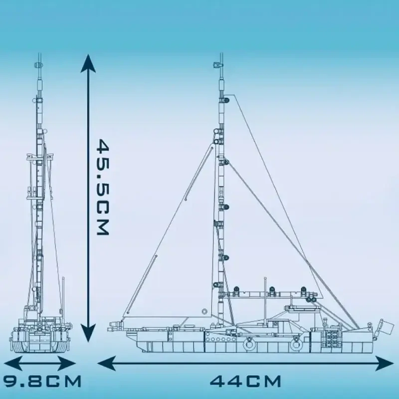 Moderní plachetnice Mould King 10190