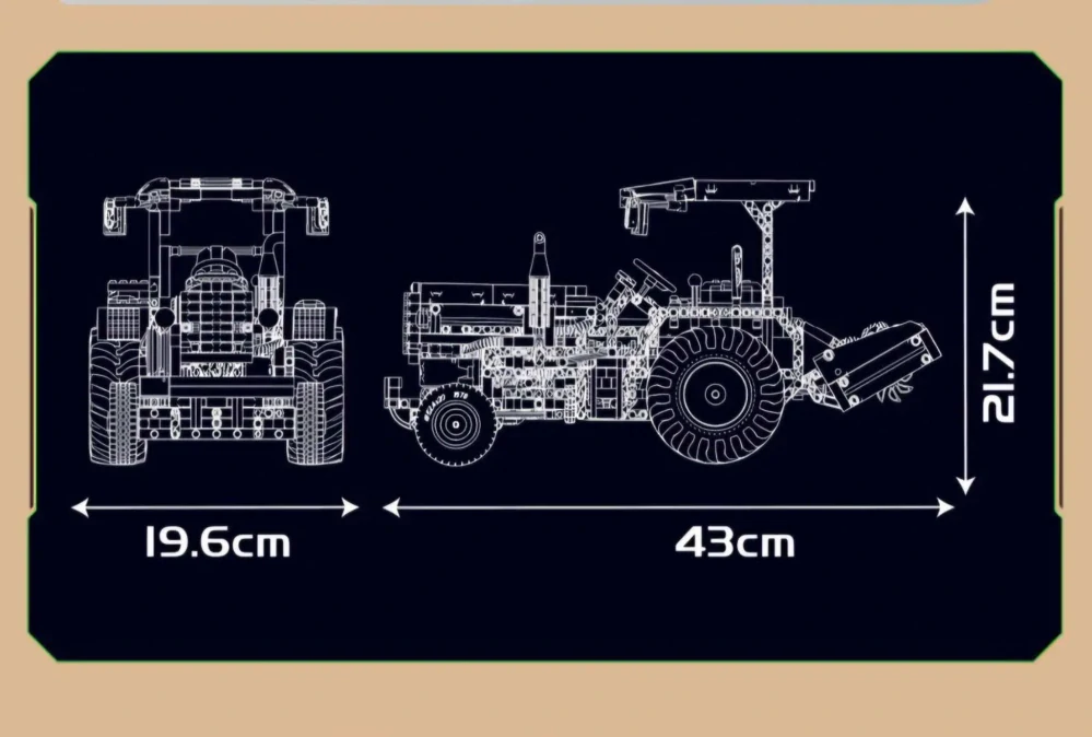 RC Traktor Mould King 17064