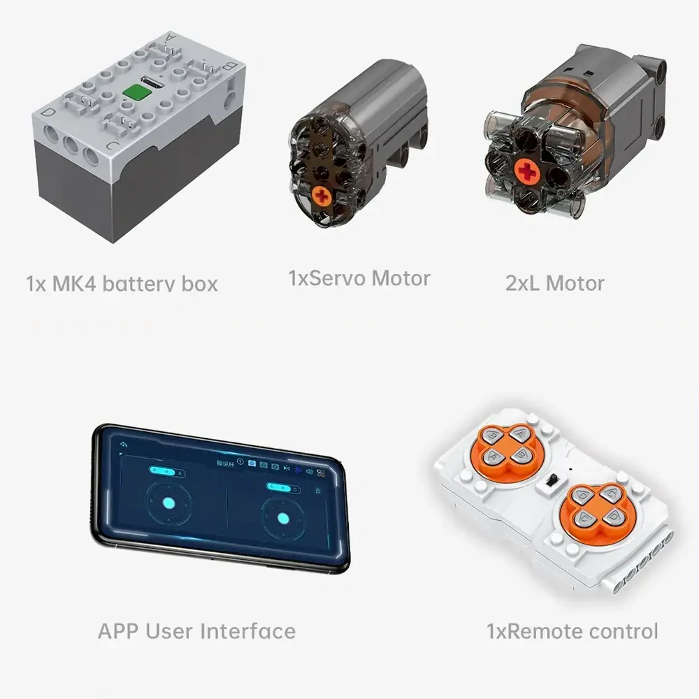 RC Tahač K100 Aerodyne Mould King 13202